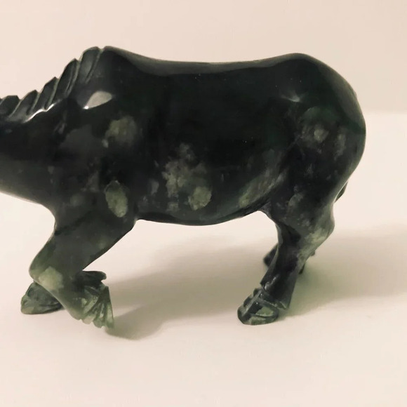 Vintage Stone  Water Buffalo 4 Inch Long Figurine - Picture 6 of 16